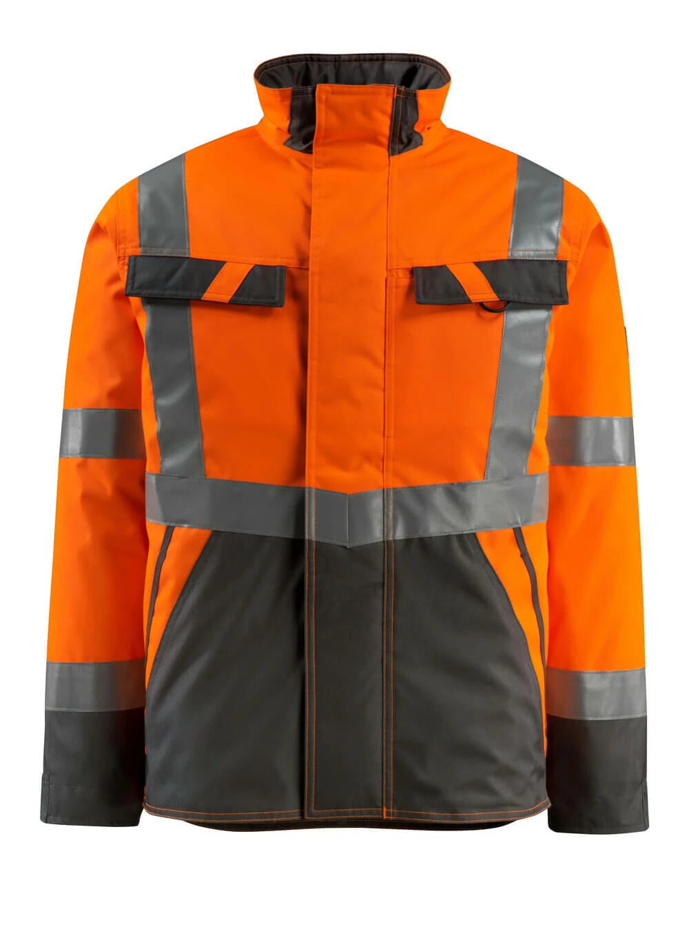 Mascot Light Hi-Vis Penrith Winter Work Jacket Coat Orange/Grey (Sizes S-4XL) 1 Mascot Light Hi-Vis Penrith Winter Work Jacket Coat Orange/Grey (Sizes S-4XL)