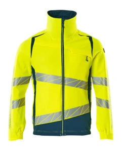 Mascot Hi-Vis Ultimate Stretch Work Jacket Yellow/Blue (Sizes S-5XL)