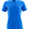 Mascot Womens Premium Performance Polo Shirt Blue (Sizes XS-5XL)