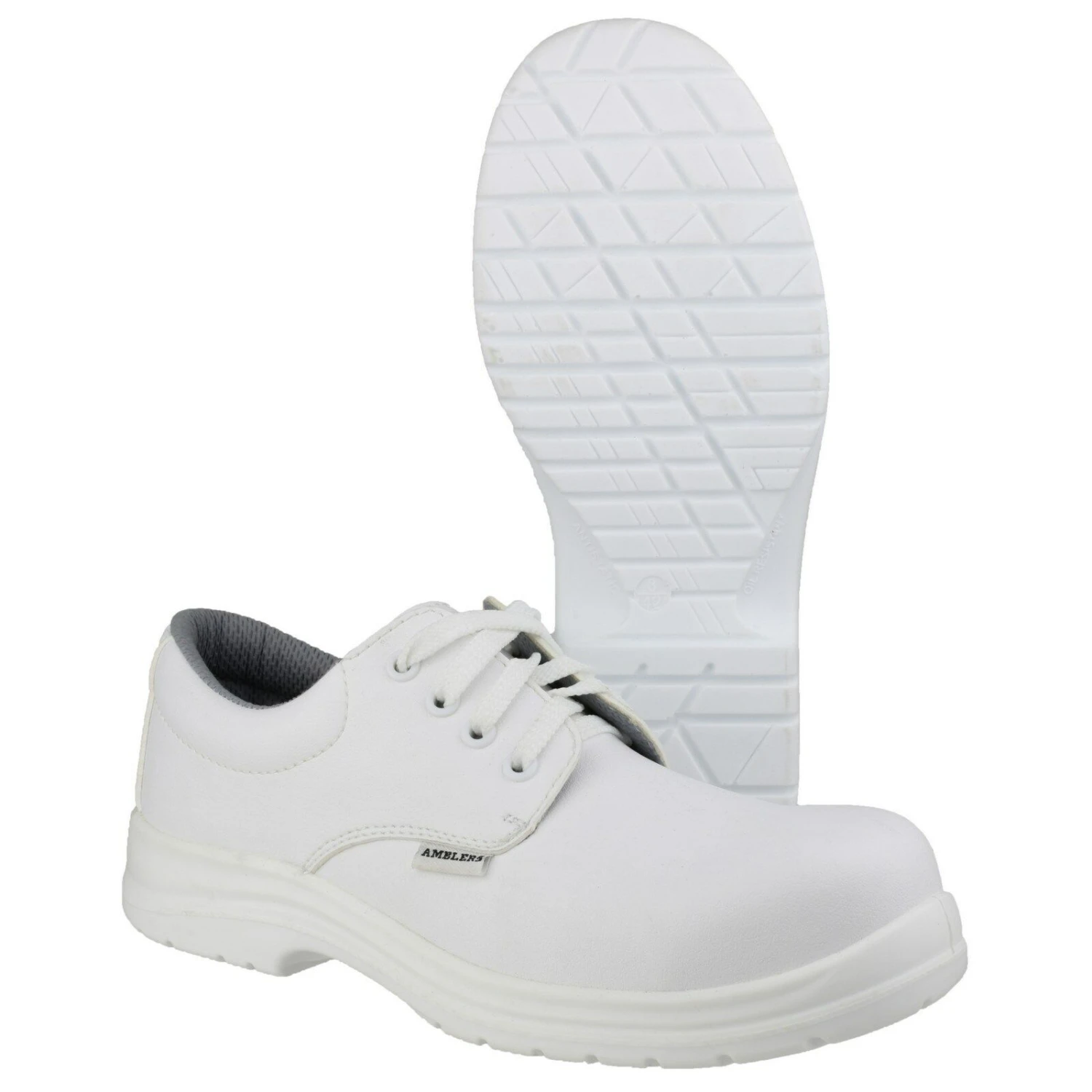 Amblers FS511 Safety Work Shoes White (Sizes 3-12) 3 Amblers FS511 Safety Work Shoes White (Sizes 3-12) - Image 3
