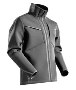 Mascot Customized Reflective Softshell Work Jacket Coat Grey (Sizes XS-4XL)