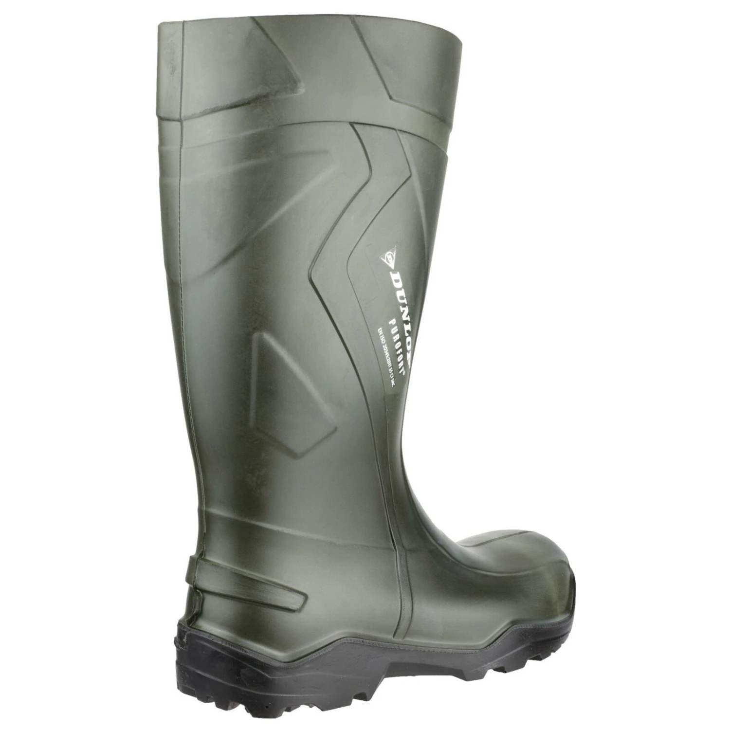 Dunlop Purofort Plus Safety Wellington Work Boots Green (Sizes 3-14) 2 Dunlop Purofort Plus Safety Wellington Work Boots Green (Sizes 3-14) - Image 2
