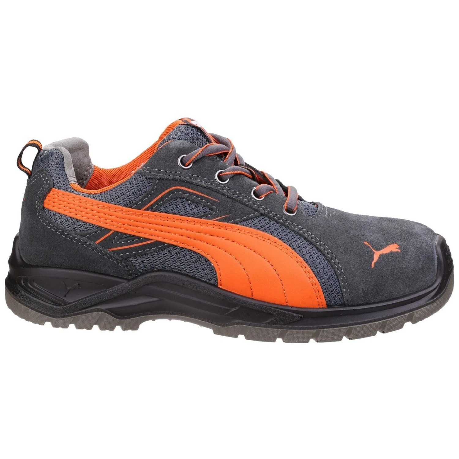 Puma Omni Flash Safety Work Trainer Shoes Orange/Grey (Sizes 6.5-12) 5 Puma Omni Flash Safety Work Trainer Shoes Orange/Grey (Sizes 6.5-12) - Image 5