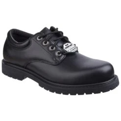 Skechers Cottonwood Occupational Shoes Black (Sizes 6-13)