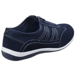 Fleet & Foster Mombassa Womens Comfort Zip Trainer Shoes Navy (Sizes 3-8) -Household Tools 26306 43903 fb 1