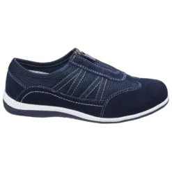 Fleet & Foster Mombassa Womens Comfort Zip Trainer Shoes Navy (Sizes 3-8) -Household Tools 26306 43903 fi 1