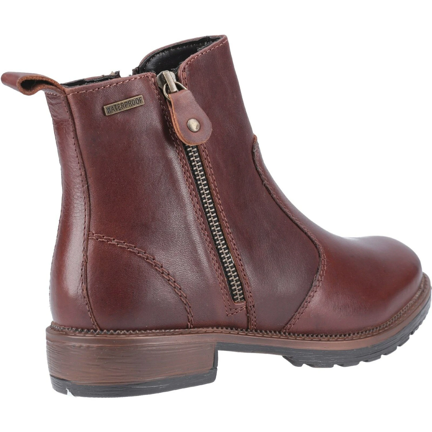 Cotswold Ashwicke Womens Zip Ankle Boots Brown (Sizes 3-8) 2 Cotswold Ashwicke Womens Zip Ankle Boots Brown (Sizes 3-8) - Image 2