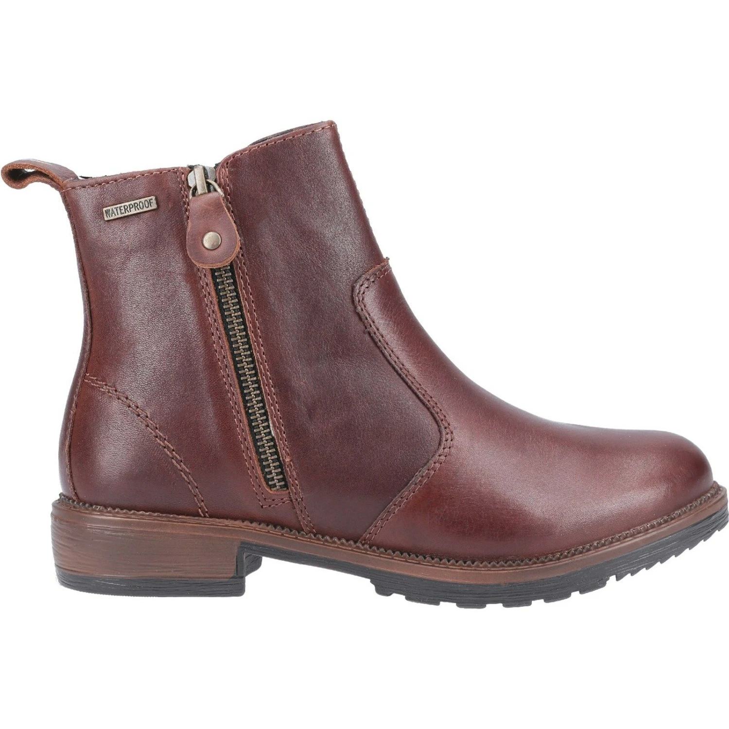 Cotswold Ashwicke Womens Zip Ankle Boots Brown (Sizes 3-8) 4 Cotswold Ashwicke Womens Zip Ankle Boots Brown (Sizes 3-8) - Image 4