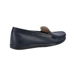 Fleet & Foster Tiggy Womens Leather Loafers Navy (Sizes 3-8) -Household Tools 31018 52943 fb 2