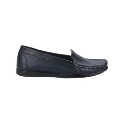 Fleet & Foster Tiggy Womens Leather Loafers Navy (Sizes 3-8) -Household Tools 31018 52943 fi 2