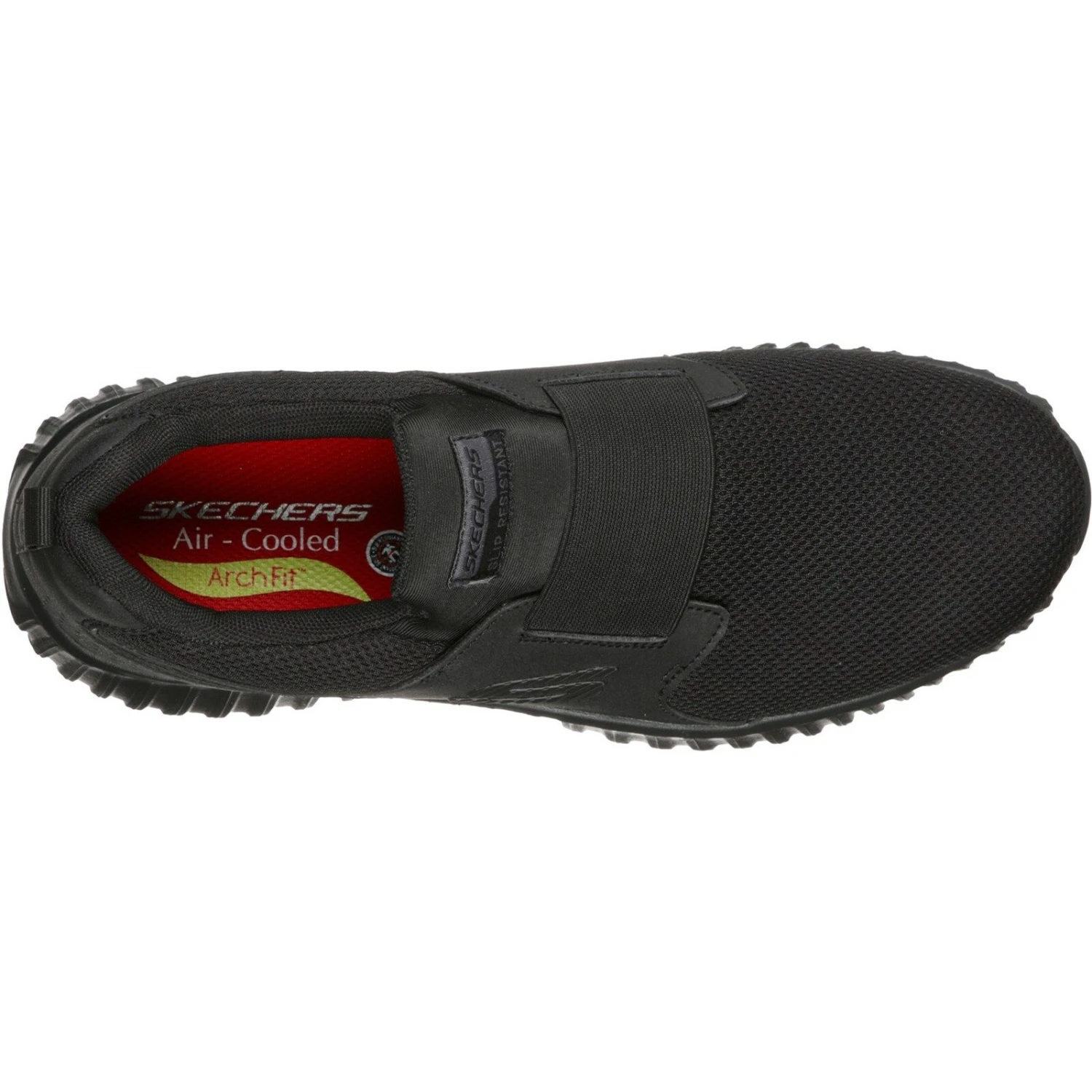 Skechers Cicades Occupational Trainer Shoes Black (Sizes 6-12) 4 Skechers Cicades Occupational Trainer Shoes Black (Sizes 6-12) - Image 4