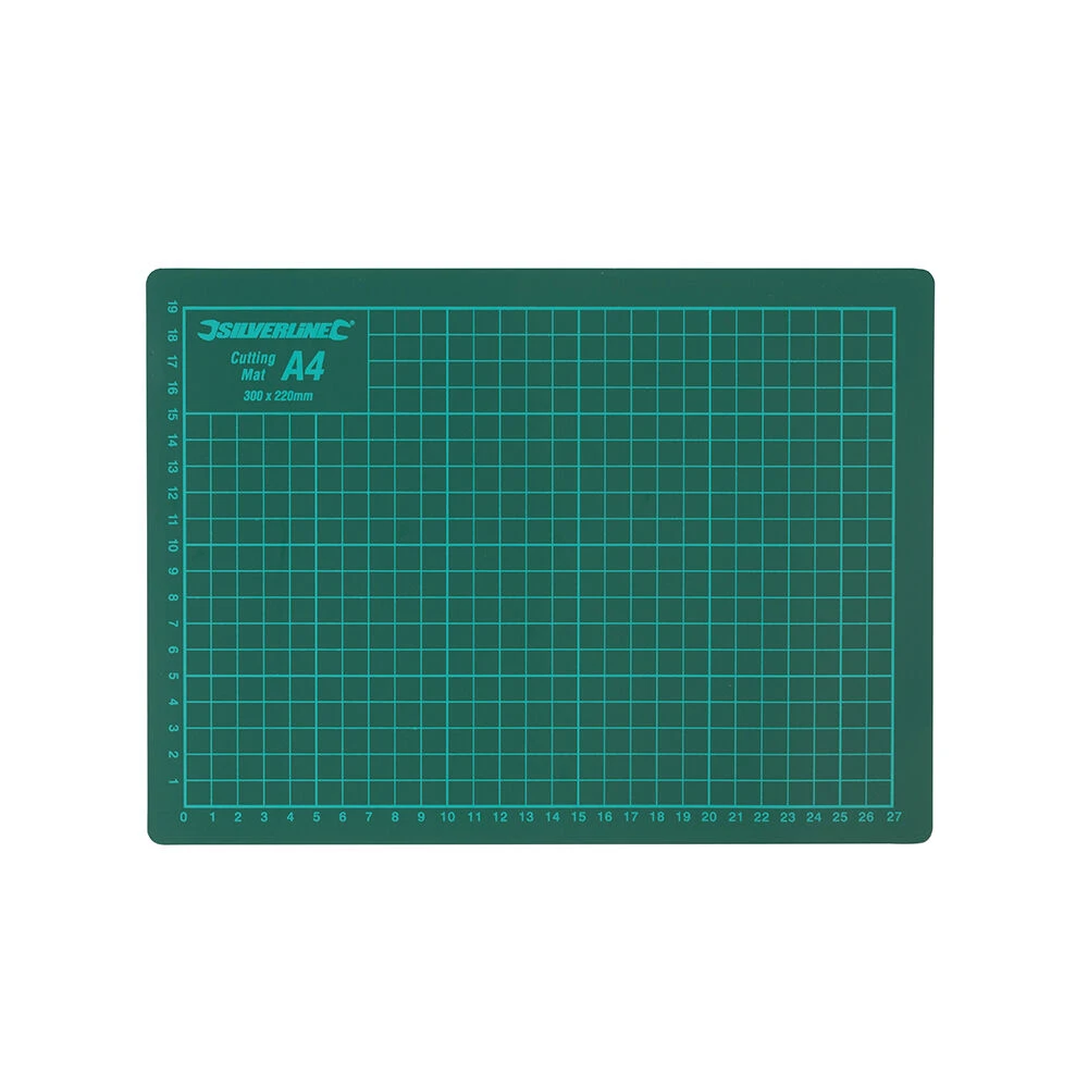 Silverline Self-Healing A4 Cutting Mat 1 Silverline Self-Healing A4 Cutting Mat