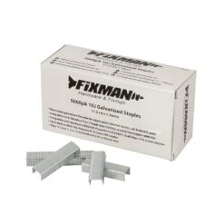 Fixman Heavy Duty 10J Galvanised Staples Pack Of 5000 (Various Sizes)
