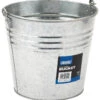 Draper Galvanised Steel Builders Bucket 12 Litre