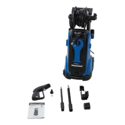 Silverline Air-Cooled Portable Pressure Washer Electric 240v 2100W 165Bar -Household Tools 943676 enwnmpro6