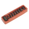 Sealey Premier 1/2in Impact Spline Bit & Holder Set 9-Piece