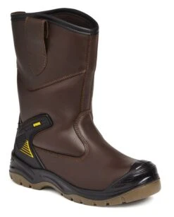 Apache AP305 Waterproof Safety Rigger Work Boots Brown (Sizes 5-13)