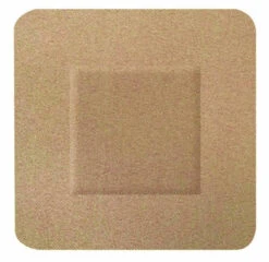 Hygio-Plast Plast Fabric Plasters Square 38x38mm (Pack Of 100)