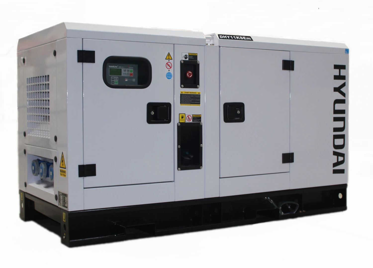 Hyundai DHY11KSE Silenced 3-Phase Diesel Generator 8.8kW/11kVA 3 Hyundai DHY11KSE Silenced 3-Phase Diesel Generator 8.8kW/11kVA - Image 3