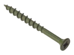 ForgeFix Decking Screw Pozi Green Treated Box Qty's (Various Lengths)