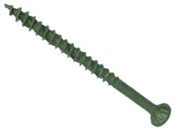ForgeFix Decking Screw Torx Countersunk Green Treated Tub Qty's (Various Sizes)