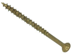 ForgeFix Decking Screw Torx Countersunk Tan Treated Tub Qty's (Various Sizes)