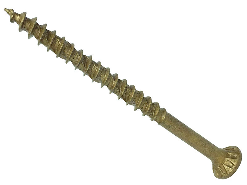 ForgeFix Decking Screw Torx Countersunk Tan Treated Tub Qty's (Various Sizes) 1 ForgeFix Decking Screw Torx Countersunk Tan Treated Tub Qty's (Various Sizes)