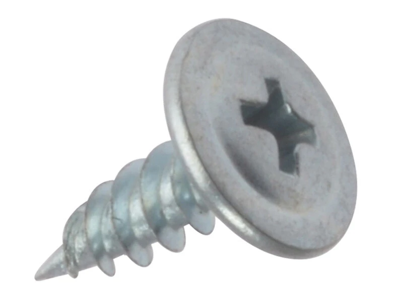 ForgeFix Drywall Screw Philips Wafer Head Zinc Plated Box Of 1000 1 ForgeFix Drywall Screw Philips Wafer Head Zinc Plated Box Of 1000