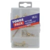 ForgeFix Picture Hook Brass Plated Fixings Kit 28-Piece Forge Pack