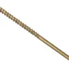ForgeFix Timber Fixing Screw Hex-&-Torx Head Tan Treated Tub Qty's (Various Sizes)