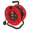Faithfull Open Drum 25mtr Cable Extension Reel 240v/13a