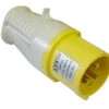 Faithfull 16amp Industrial Plug Yellow 110v
