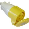 Faithfull 32amp Industrial Coupler/Socket Yellow 110v