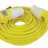 Faithfull 14m Loose 2.5mm Cable Extension Lead 110v With Fitted Plug & Socket 16amp