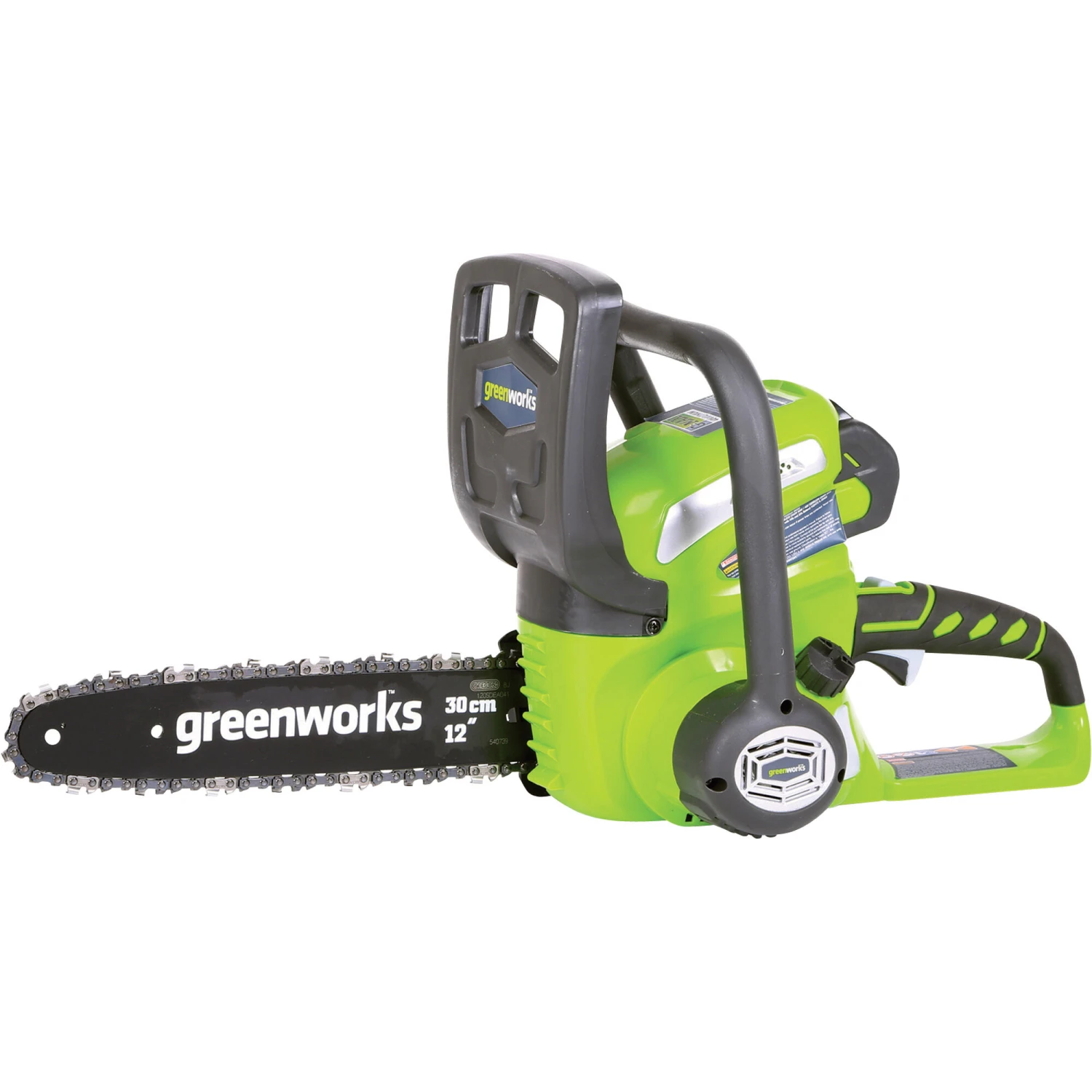 Greenworks G40CS30K2 Cordless 40v Chainsaw 30cm/12in With Battery 2 Greenworks G40CS30K2 Cordless 40v Chainsaw 30cm/12in With Battery - Image 2
