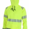 Beeswift Hi-Vis Hoodie Jumper Yellow/Blue (Sizes S-4XL)