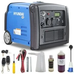 Hyundai HY3200SEi Portable Petrol Inverter Generator 3.2kW/4kVA Elec Start -Household Tools HY3200SEi 04