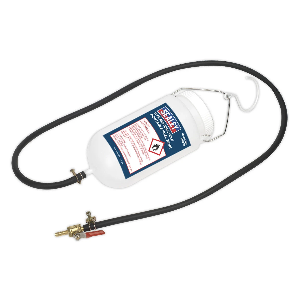 Sealey Portable Motorcycle Fuel Storage Tank 1-Litre 1 Sealey Portable Motorcycle Fuel Storage Tank 1-Litre