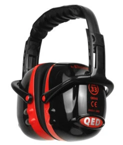 QED 33 Ear Defenders Red