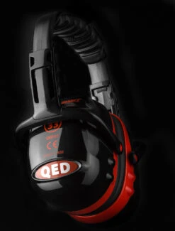 QED 33 Ear Defenders Red -Household Tools QED33 1