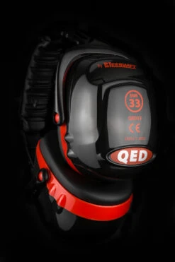 QED 33 Ear Defenders Red -Household Tools QED33 2