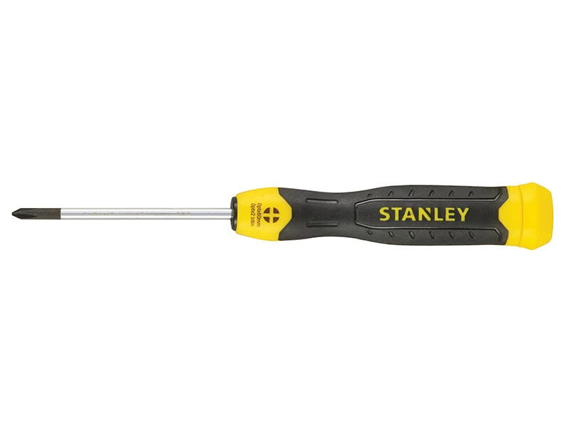 Stanley Cushion Grip Phillips Tip Screwdriver (Various Sizes) 2 Stanley Cushion Grip Phillips Tip Screwdriver (Various Sizes) - Image 2