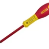 Stanley FatMax VDE Electricians Insulated Pozidriv Tip Screwdriver (Various Sizes)