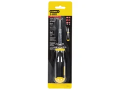 Stanley 6 Way Screwdriver & Insert Bits Set 7-Piece -Household Tools STA068012 PACKSHOT