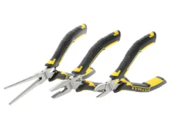 Stanley FatMax Combination Diagonal Long Nose Mini Pliers Set 3-Piece