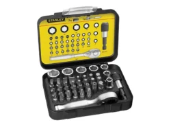 Stanley Metric 1/4in Drive Ratchet & Insert Bits Set 39-Piece