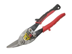 Stanley Left Cut Aviation Tin Snips Red 250mm