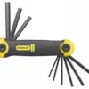 Stanley Imperial Folding Hex Key 9-Piece 5/64in - 1/4in