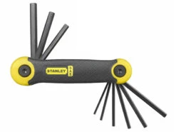 Stanley Imperial Folding Hex Key 9-Piece 5/64in - 1/4in