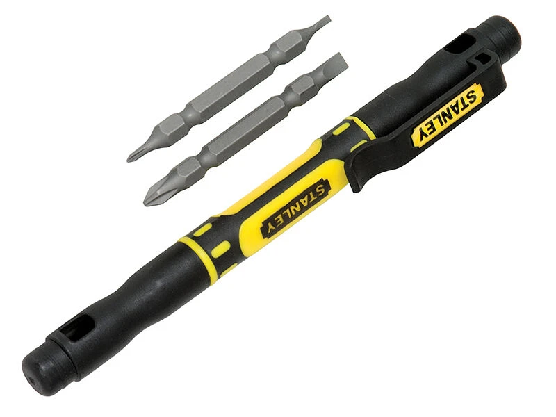 Stanley 4-In-1 Magnetic Pocket Driver & Insert Bits Set 3-Piece 1 Stanley 4-In-1 Magnetic Pocket Driver & Insert Bits Set 3-Piece